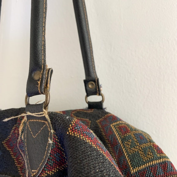 Vintage Gitano Southwestern Boho Large Travel Bag - Picture 12 of 14